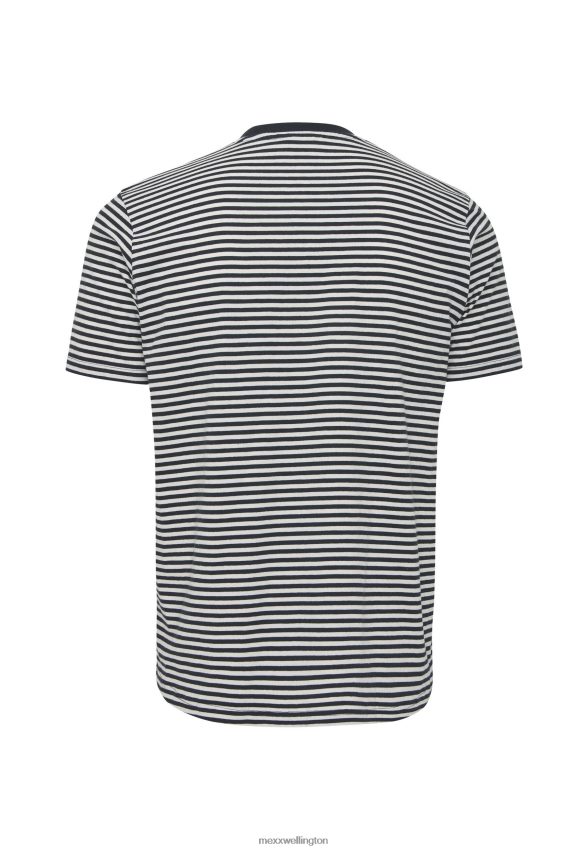 Men Mexx Blue T-shirt Striped Navy 2B480T519