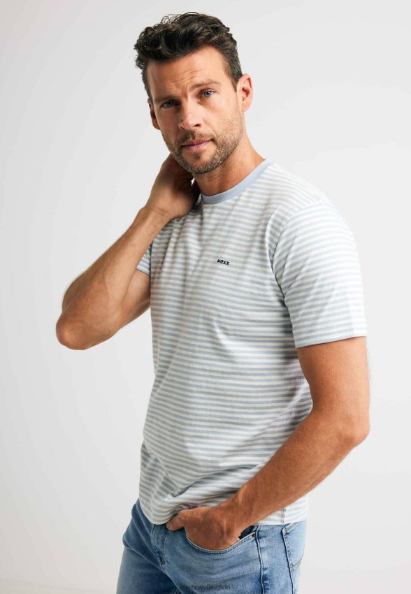 Men Mexx Blue T-shirt striped Light 2B480T513