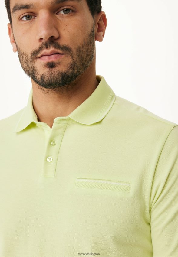 Men Mexx Cotton Short Sleeve Polo Lime 2B480T479