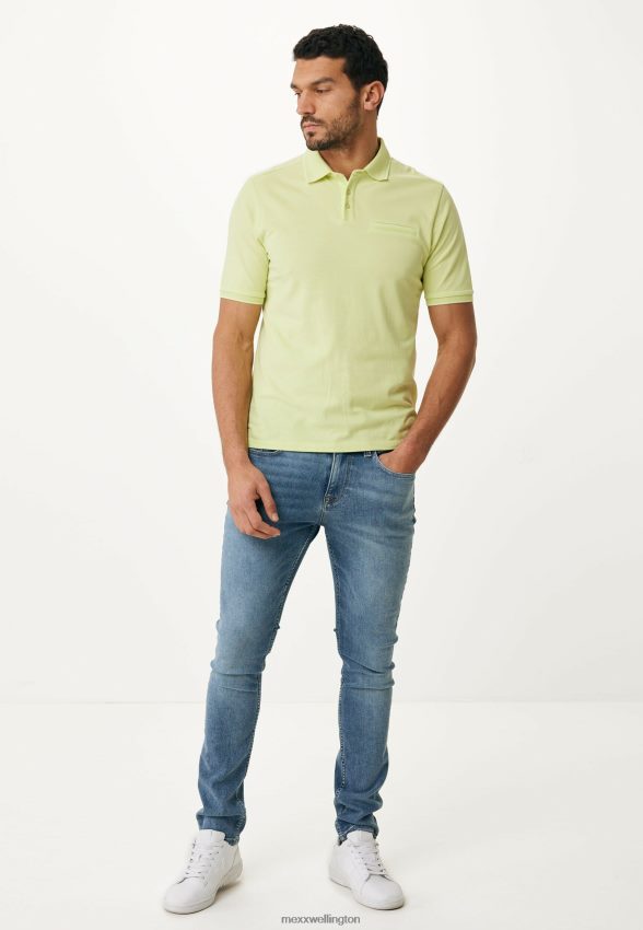 Men Mexx Cotton Short Sleeve Polo Lime 2B480T479
