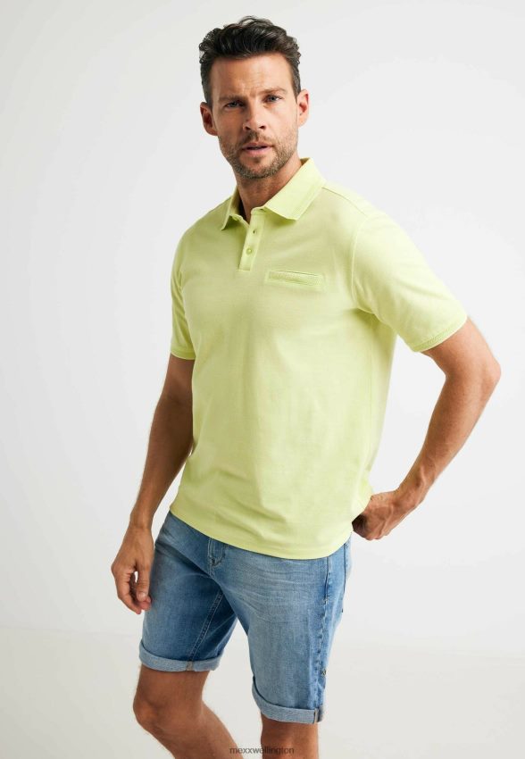 Men Mexx Cotton Short Sleeve Polo Lime 2B480T479