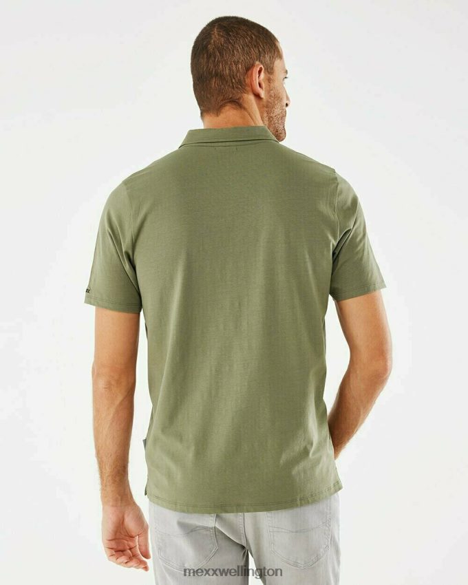 Men Mexx Green Jersey Polo 2B480T559
