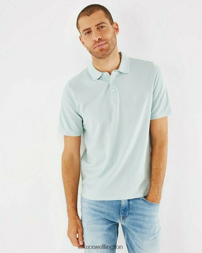 Men Mexx Grey Pique Polo 2B480T585