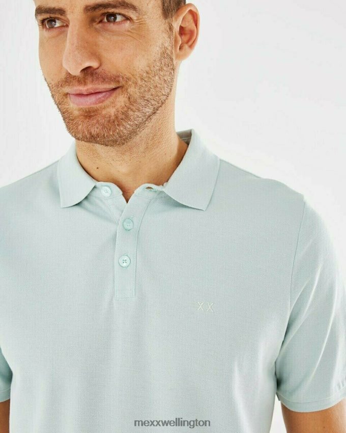 Men Mexx Grey Pique Polo 2B480T585