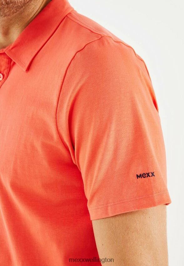 Men Mexx Orange Jersey Polo 2B480T563