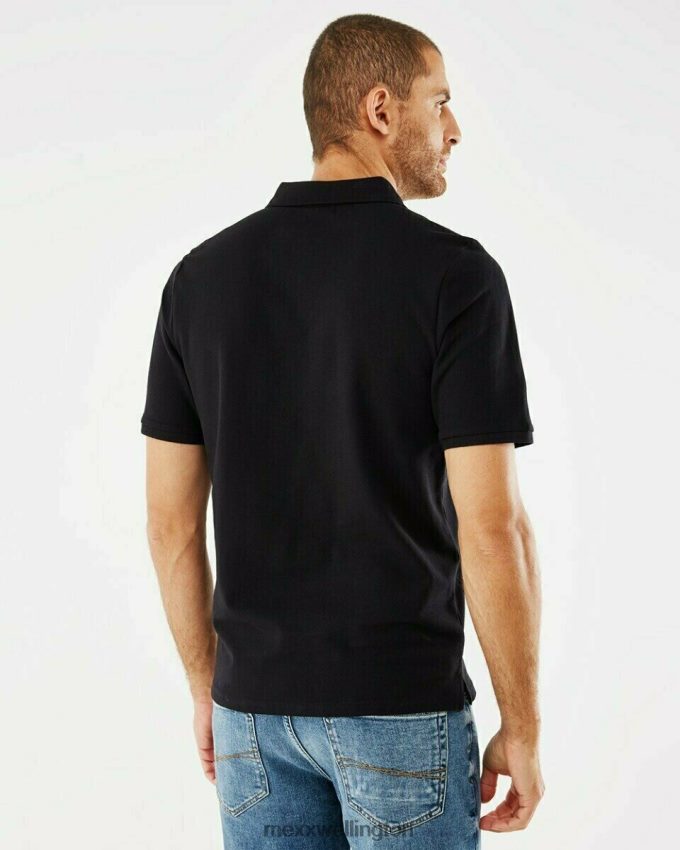 Men Mexx Schwarz Pique Polo Black 2B480T592
