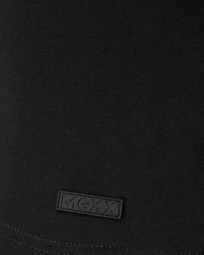 Men Mexx Schwarz T-Shirt Round-Neck Black 2B480T644