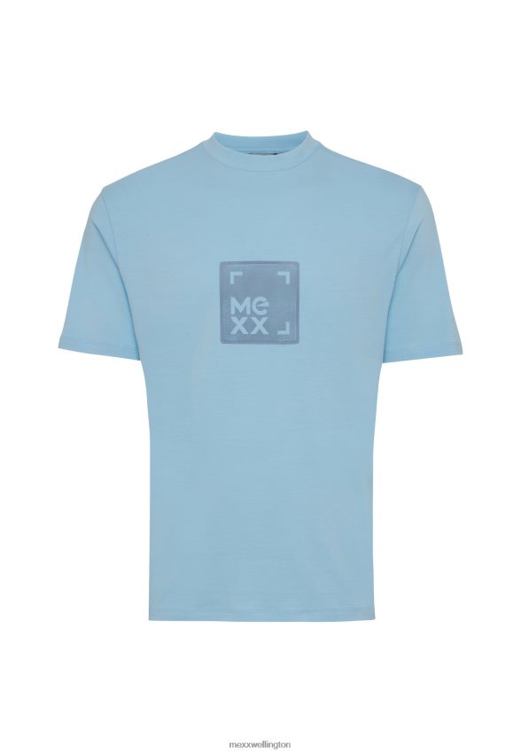 Men Mexx Schwarz T-shirt Short Sleeve Fresh Blue 2B480T495