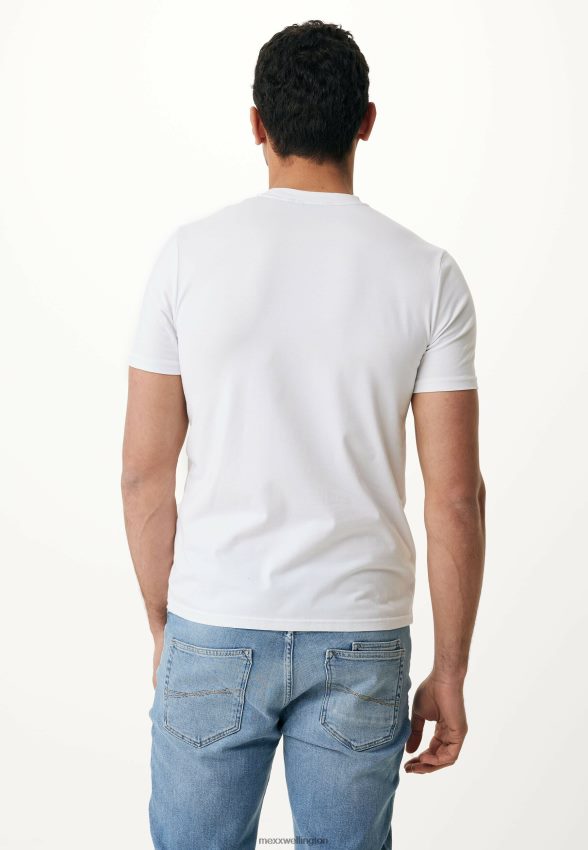 Men Mexx White Oliver T-shirt 2B480T555