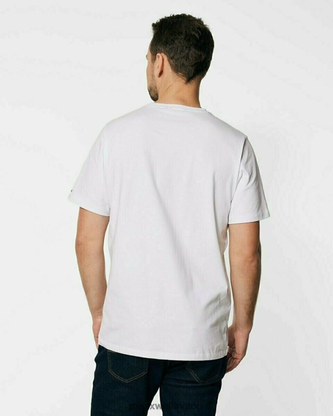 Men Mexx White Oliver T-shirt 2B480T597