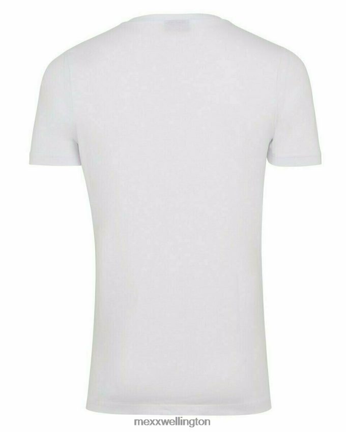 Men Mexx White T-Shirt Round-Neck 2B480T650