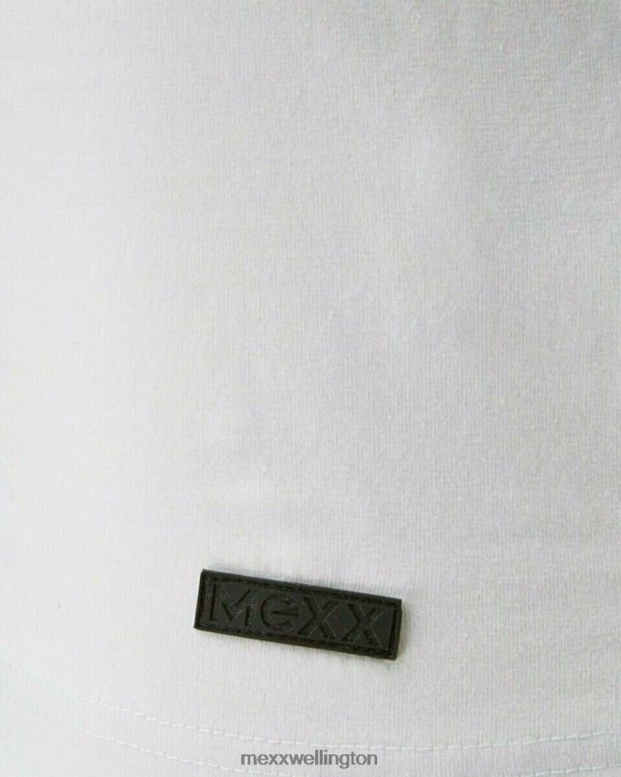 Men Mexx White T-Shirt Round-Neck 2B480T650