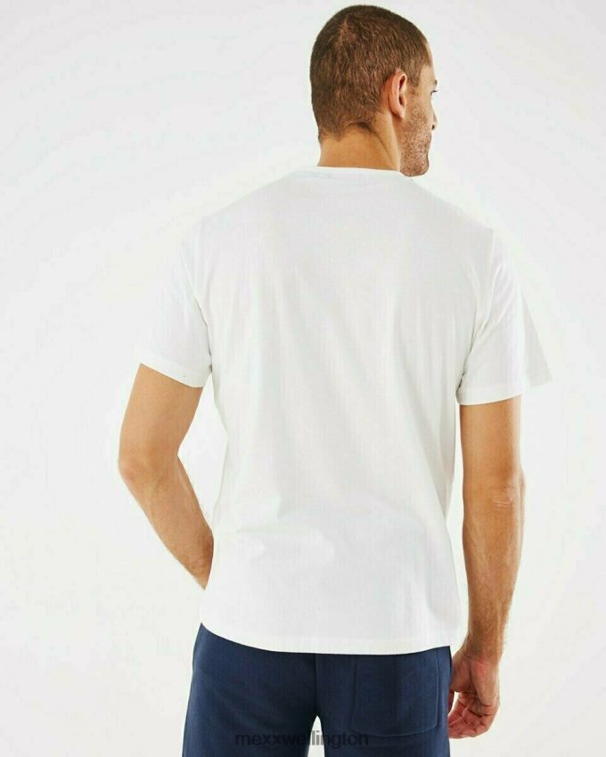 Men Mexx White T-shirt Crewneck Off 2B480T586