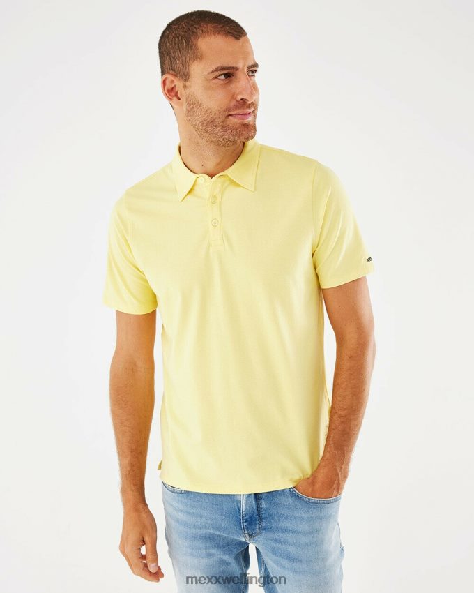 Men Mexx Yellow Jersey Polo 2B480T578