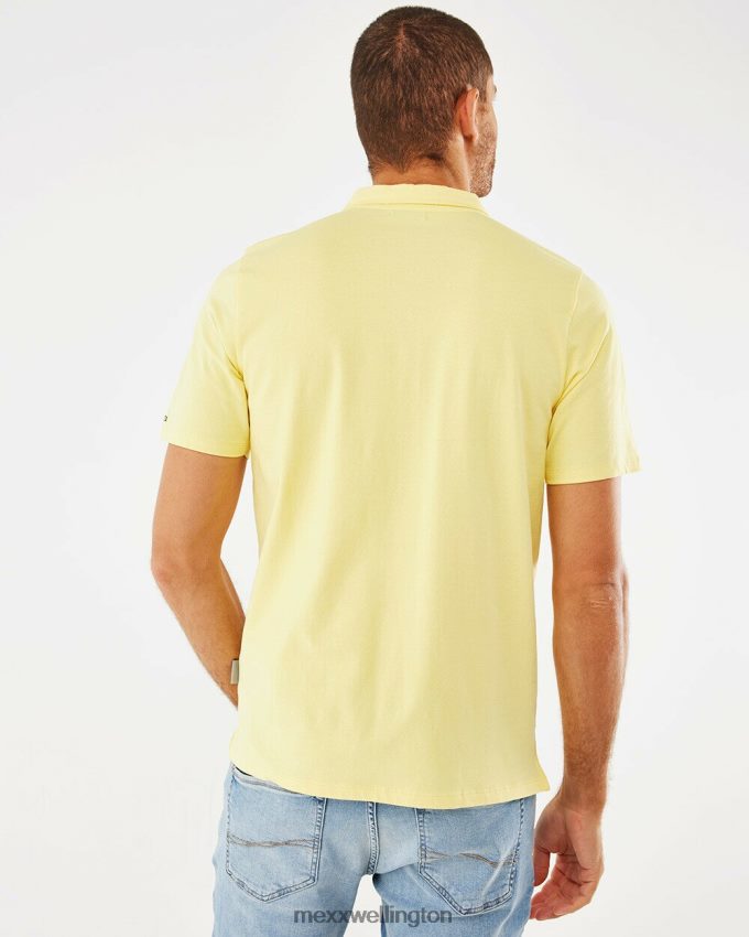 Men Mexx Yellow Jersey Polo 2B480T578