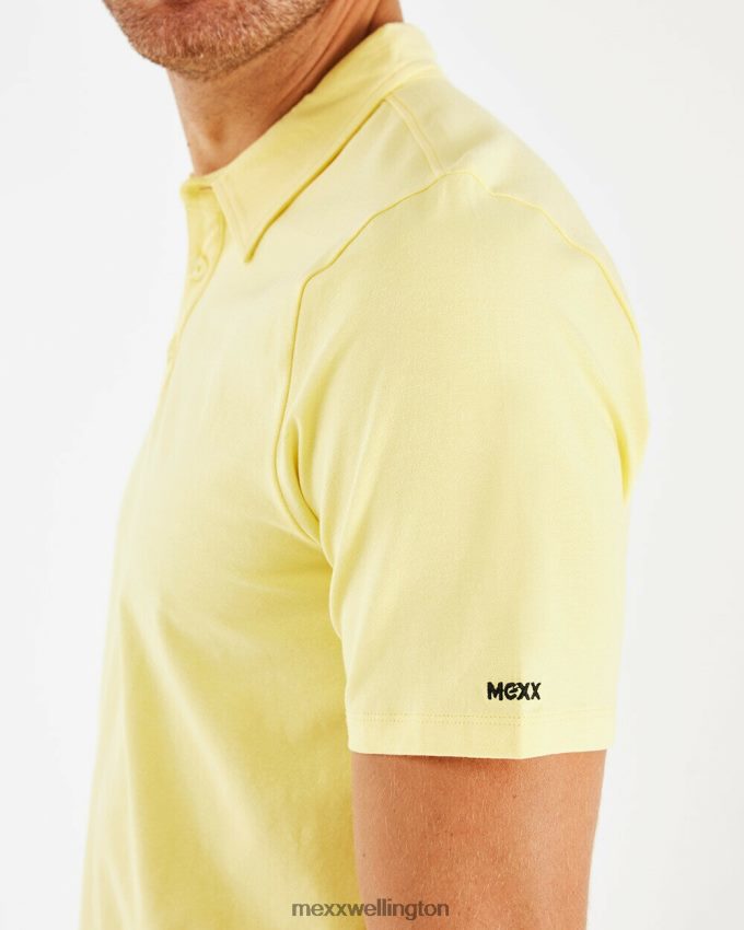 Men Mexx Yellow Jersey Polo 2B480T578