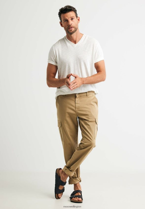 Men Mexx Beige Cargo Pants Sand 2B480T506