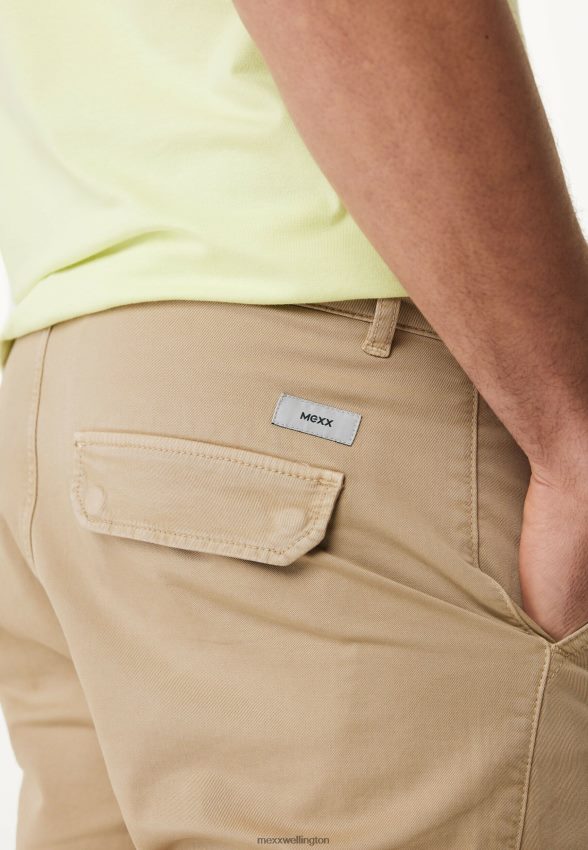 Men Mexx Beige Cargo Pants Sand 2B480T506
