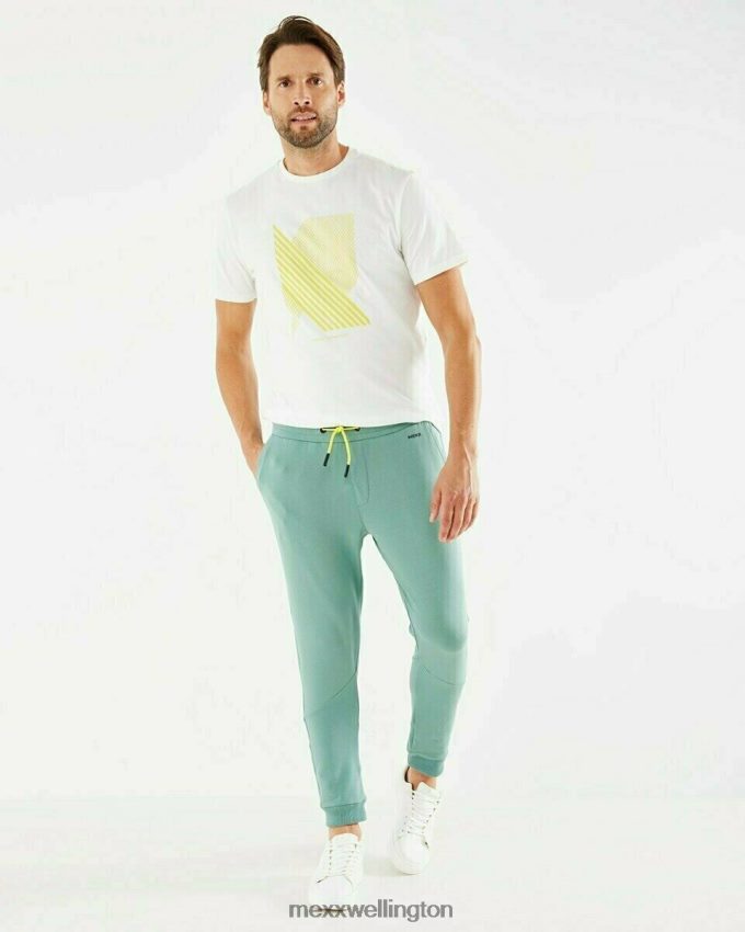 Men Mexx Green Joggings Pants Light 2B480T579