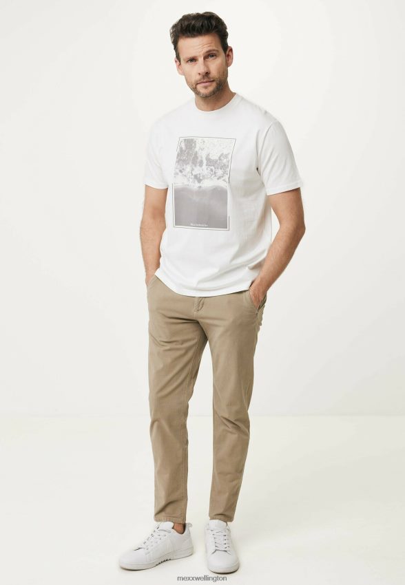 Men Mexx Green Tapered Chino Pants Khaki 2B480T484