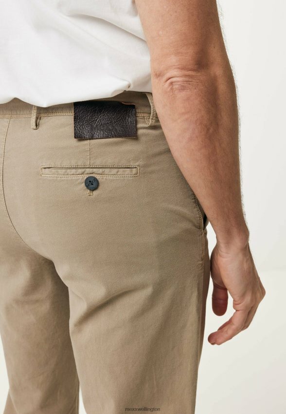 Men Mexx Green Tapered Chino Pants Khaki 2B480T484