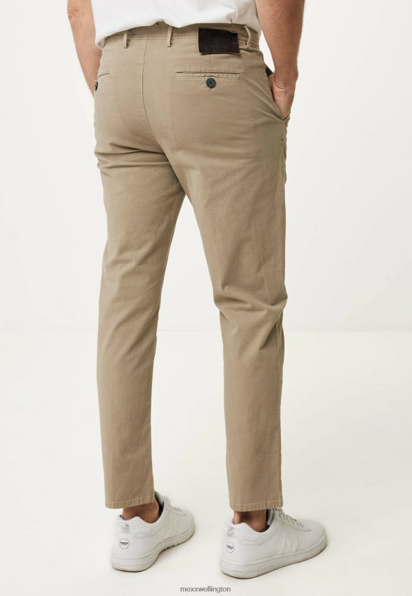Men Mexx Green Tapered Chino Pants Khaki 2B480T484
