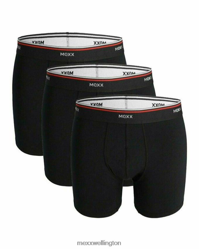 Men Mexx Schwarz Boxershorts 3-pack Black 2B480T630