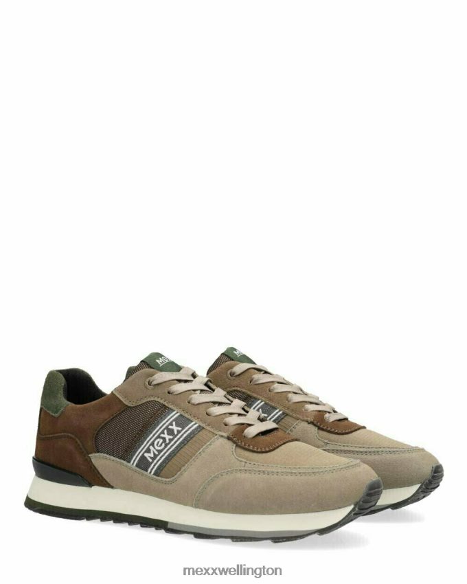 Men Mexx Taupe Sneaker Hoover/Dark Brown 2B480T689