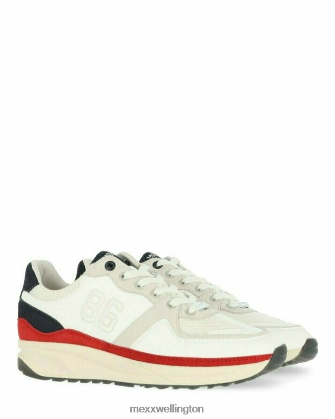 Men Mexx White Sneaker Jamain/Navy 2B480T705