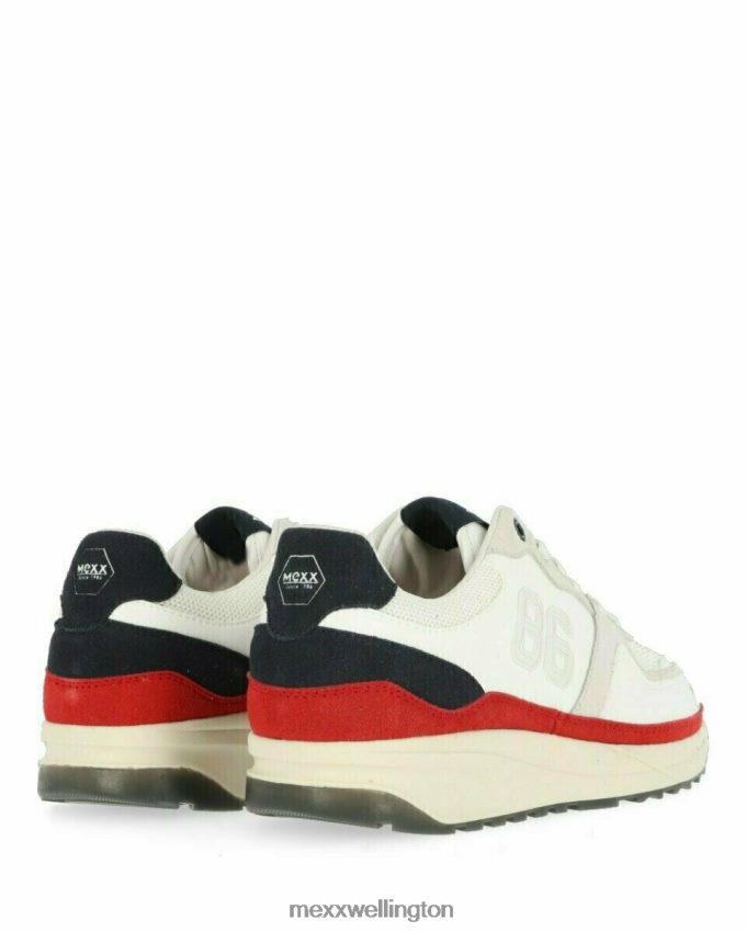 Men Mexx White Sneaker Jamain/Navy 2B480T705