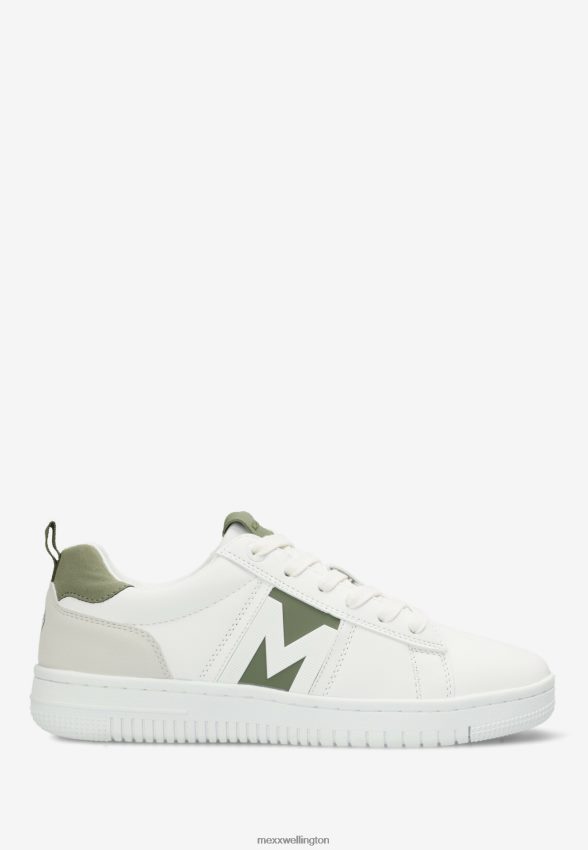 Men Mexx White Sneaker Joah/Green 2B480T673