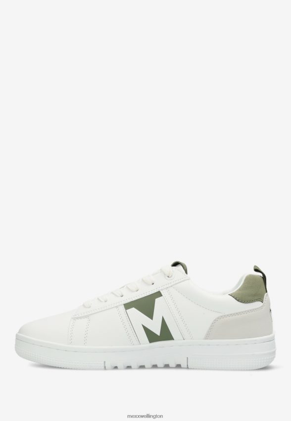 Men Mexx White Sneaker Joah/Green 2B480T673
