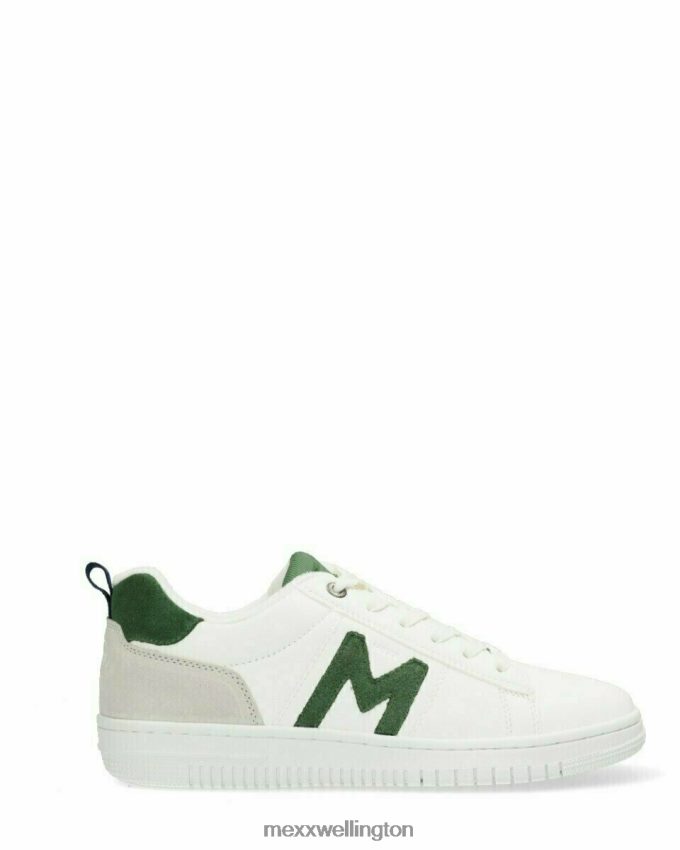 Men Mexx White Sneaker Joah/Green 2B480T702