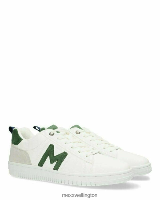 Men Mexx White Sneaker Joah/Green 2B480T702
