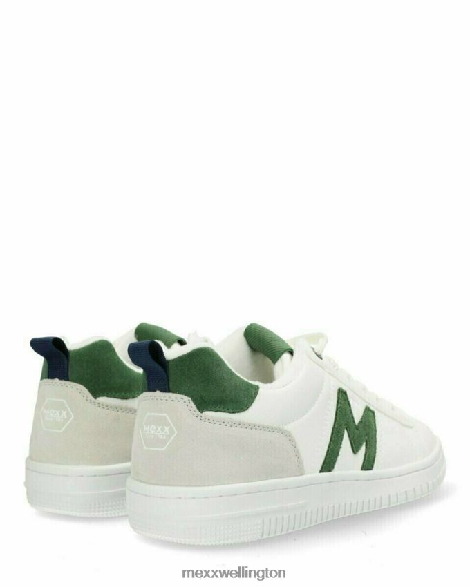 Men Mexx White Sneaker Joah/Green 2B480T702