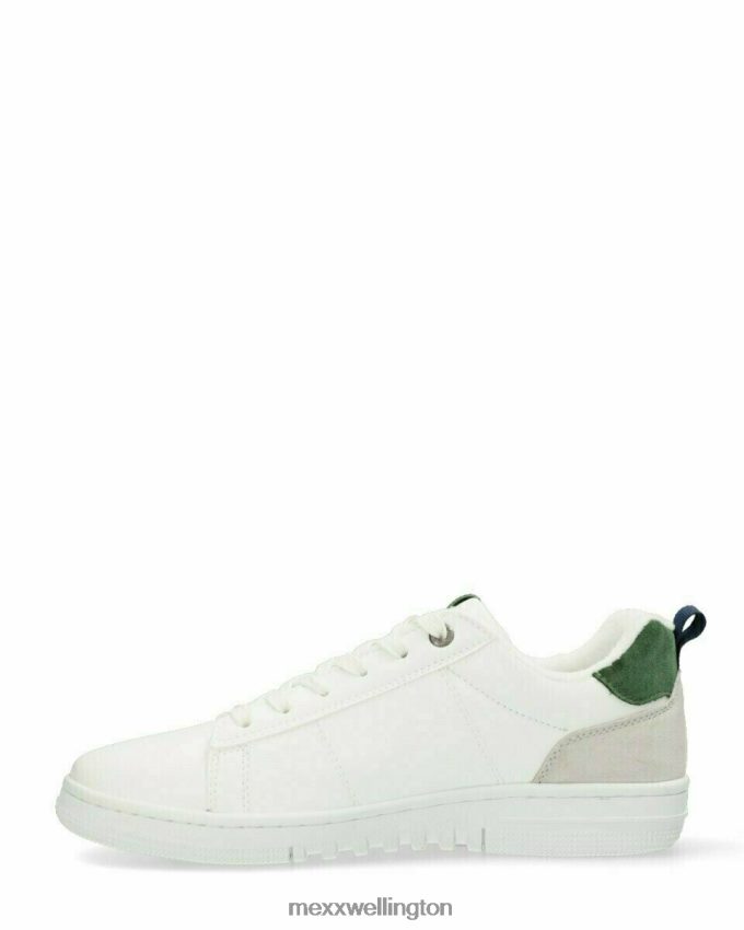 Men Mexx White Sneaker Joah/Green 2B480T702