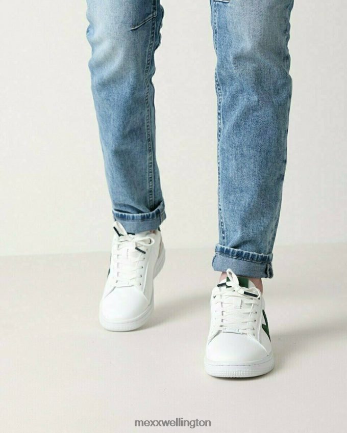 Men Mexx White Sneaker Joah/Green 2B480T702