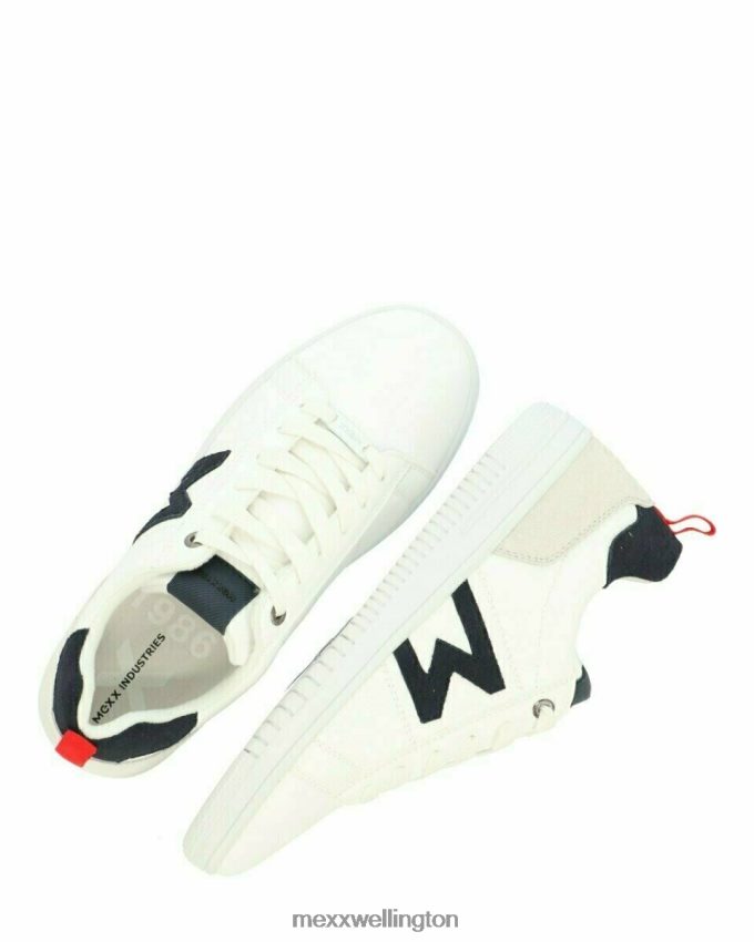 Men Mexx White Sneaker Joah/Navy 2B480T701