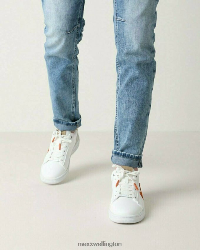 Men Mexx White Sneaker Joah/Taupe 2B480T703