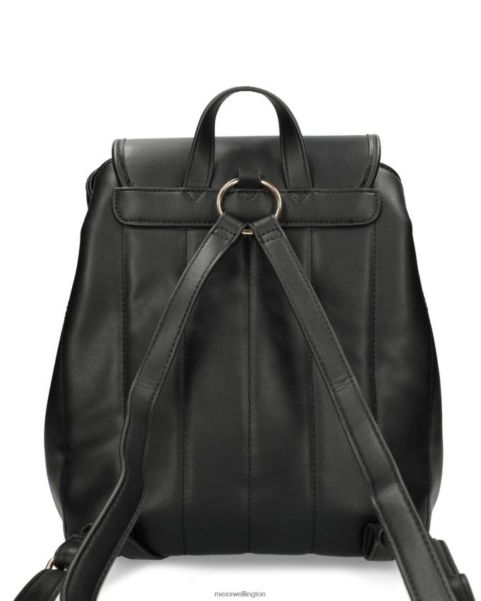 Women Mexx Black Vertical quilted backpack 2B480T430