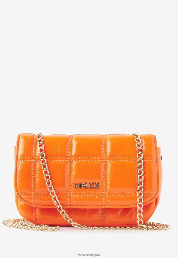 Women Mexx Orange Quilted Crossbody Bag Neon 2B480T416