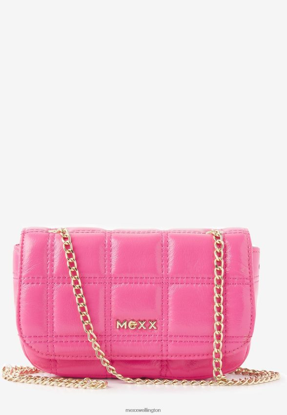 Women Mexx Pink Quilted Crossbody Bag Neon 2B480T414