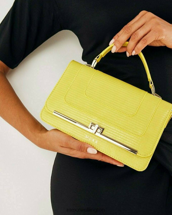 Women Mexx Yellow Flapover crossbody bag 2B480T422