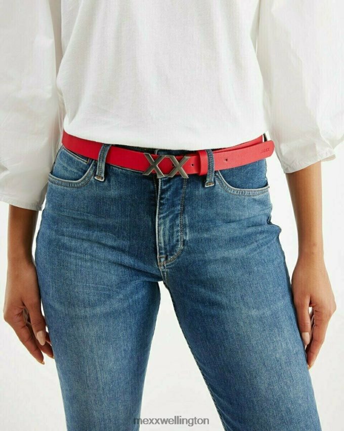Women Mexx Red XX belt 2B480T446