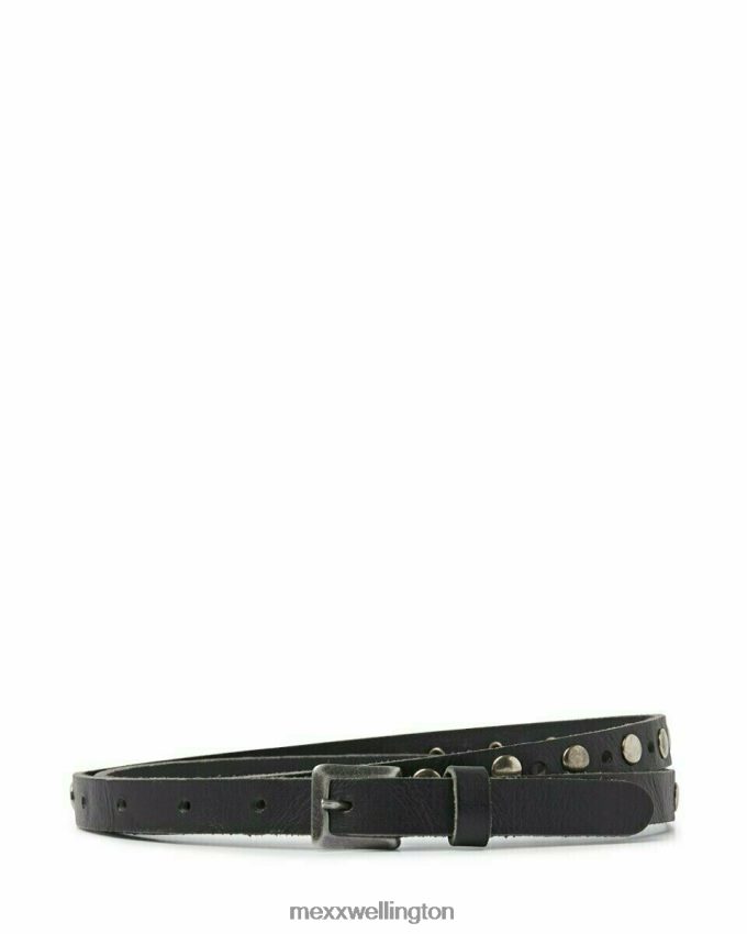 Women Mexx Schwarz Belt Leather Black 2B480T452