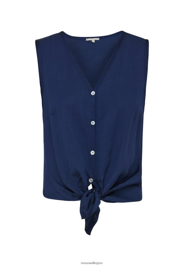 Women Mexx Blue Sleeveless Blouse Navy 2B480T131