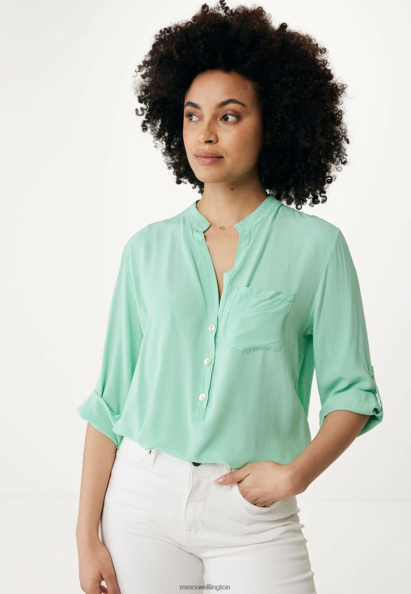 Women Mexx Green Blouse Aqua 2B480T118