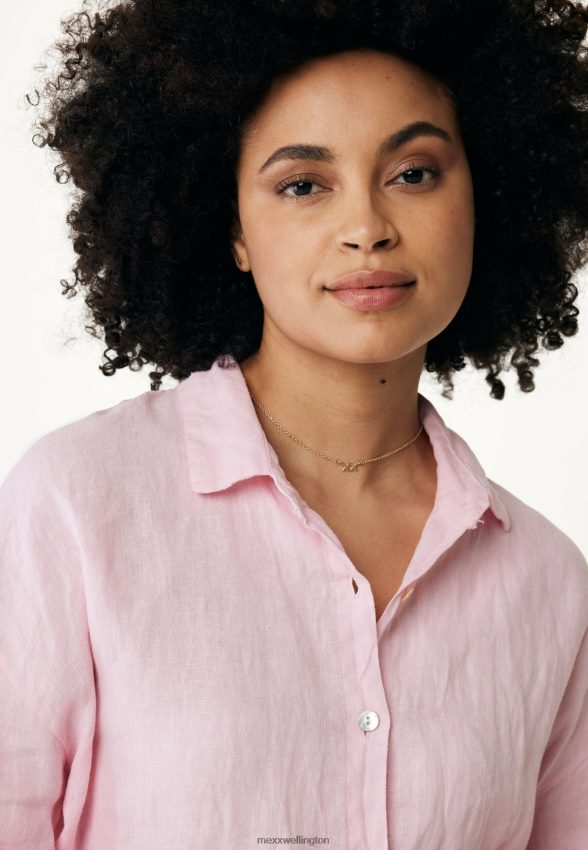 Women Mexx Pink Button Through Blouse 2B480T116