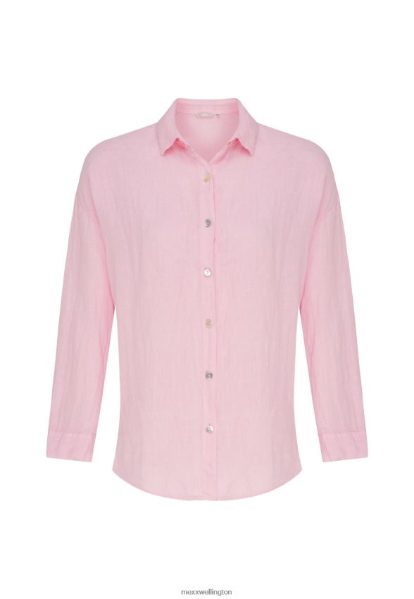 Women Mexx Pink Button Through Blouse 2B480T116