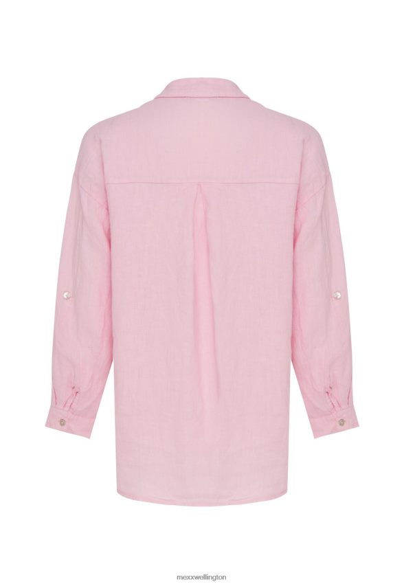 Women Mexx Pink Button Through Blouse 2B480T116